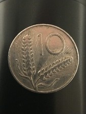 Monete Rate 10 lire del 1955