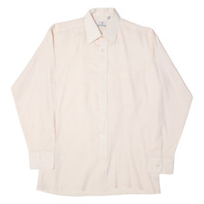 GIANNI BELLINI camicia uomo rosa a righe manica lunga M