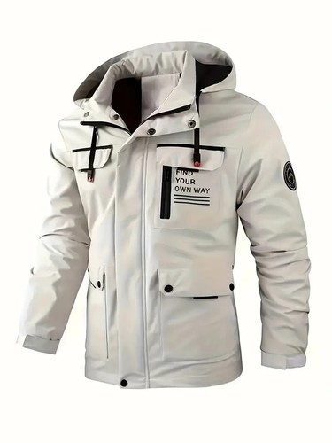 Giacca impermeabile con tasche - giacca,