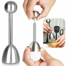 Apriuova in acciaio inox tagliauova Egg Topper Opener uova cutter tool