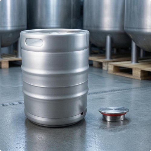 Fusto birra litri con - 50,