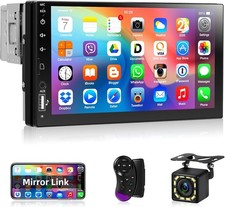 Autoradio 1 Din Universale, Bluetooth, 7 Pollici Radio Stereo Auto con Schermo