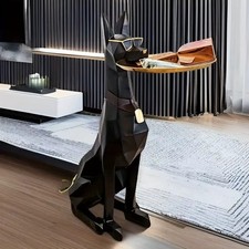 Statua cane dobermann resina