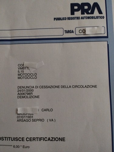 Vespa 125 et3 - 125, visura