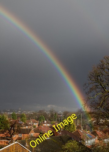 Photo 6x4 rainbow over enfield - photo,