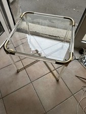 TAVOLINO  70s IN VETRO LUCITE