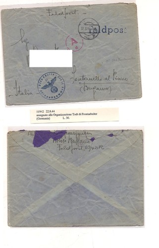 Gm376 feldpost rsi germania - gm376,