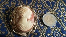 SPILLA ANTICO CAMMEO SU AMBRA