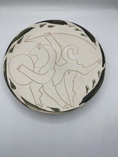 TOMMASSO CASCELLA Piatto In  Ceramica Dipinto A Ingobbio