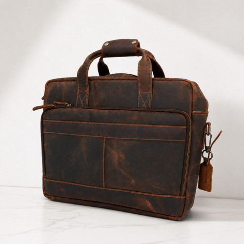 Borsa tracolla in pelle - a, 15"