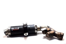 Y023L3 TERMINALE MIVV OVAL CARBON YAMAHA FAZER FZ1-S P 2008 DRMK