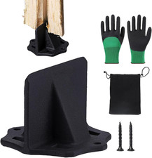 Spaccalegna Manuale Cuneo, Spaccalegna Portatile per Legno Con Guanti Di Gomma E
