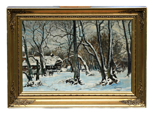 Quadro olio paesaggio - quadro,