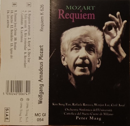 Mozart requiem d - requiem, in