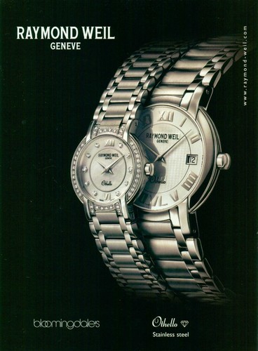 Raymond weil rivista stampa - weil,