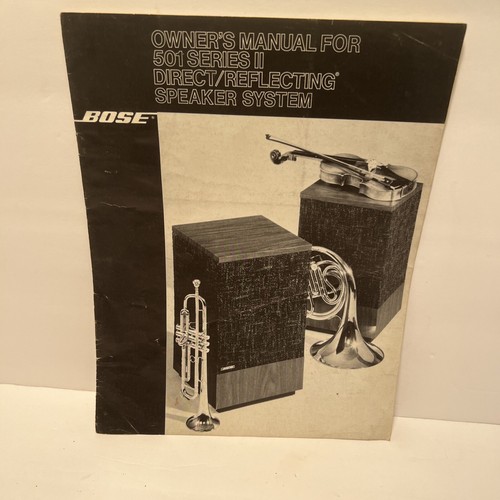 Bose 501 serie manuale - 501,
