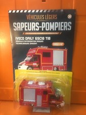 V. SAPEUR POMPIERS  LEGERS  1/43 N°34 IVECO DAILY  65C18 TIB  FASCICULE