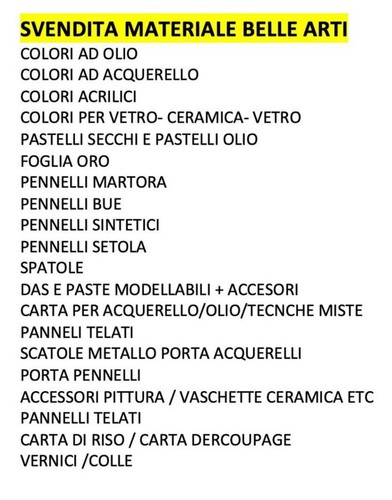 Vendita stock colori belle