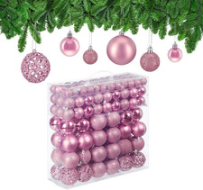 Set Da 150 Palline Di Natale, Addobbi Natalizi, Opache, Lucide, Glitterate, ∅ 3,