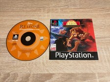 SONY PS1 IL RE LEONE LA GRANDE AVVENTURA DI SIMBA PAL ITA SOLO CD E MANUALE