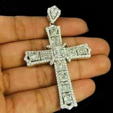 Ciondolo croce grande uomo