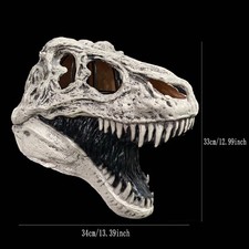 Maschera dinosauro lattice realistica animale maschera testa intera Halloween cosplay oggetti di scena