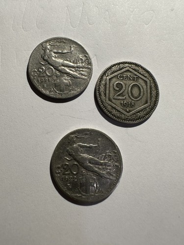 Italia regno cent - regno, esagono