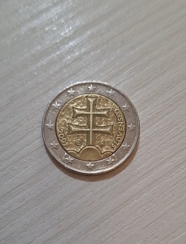 Moneta euro slovensko - moneta,