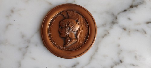 Medaglia bronzo comune roma - medaglia,