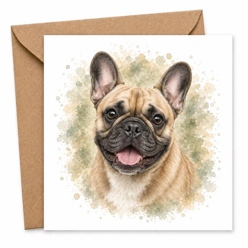 Biglietto bulldog francese - bulldog,