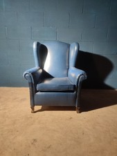 Poltrona Chester Chesterfield Queen Anne In  pelle Inglese