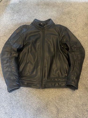 Giacca pelle husqvarna - pelle,