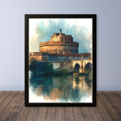 Cornice disegno acquarello - disegno, su