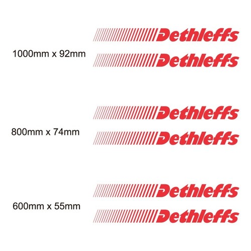 Set adesivi dethleffs - adesivi,