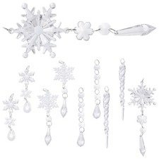  10 Pezzi Fiocchi di Neve