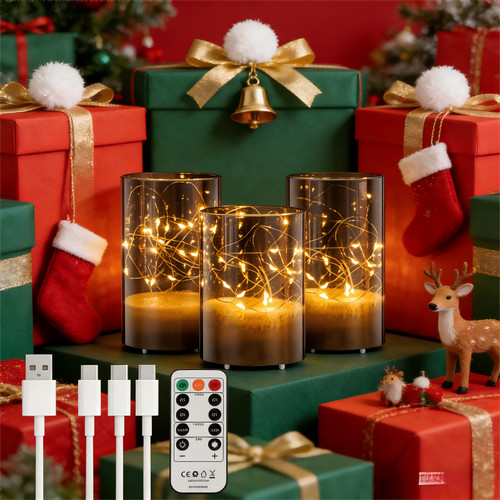 Set candele led funzione - set,