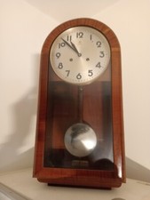 OROLOGIO D'EPOCA A PENDOLO JUNGANS - DA PARETE - LEGNO -  funzionante