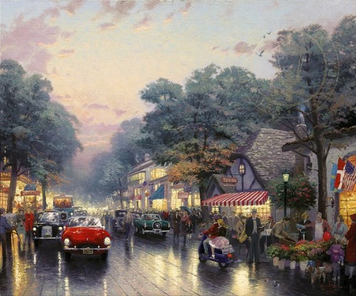 Thomas kinkade carmel - thomas, ~