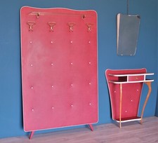 ATTACCAPANNI + CONSOLLE DA INGRESSO Anni '50 Restauro completo modernariato