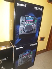 GEMINI MDJ-600 LETTORE CD E MEDIA PLAYER USB PROFESSIONALE per DJ NUOVO