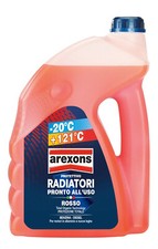 Arexons Liquido Radiatori Rosso -20° +121° Protettivo Radiatori + Imbuto 4,5 Lt.