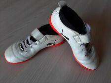 Scarpe Puma bambino bimbo 30 bianche calcetto sportive ragazzo calcio 