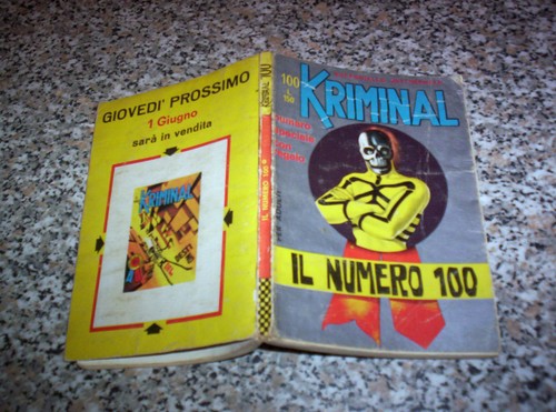 Kriminal 100 originale corno - n.100,