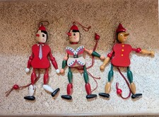 Lotto di 3 PINOCCHIO Burattino