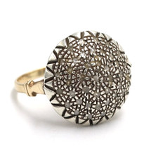 Anello stile antico in oro