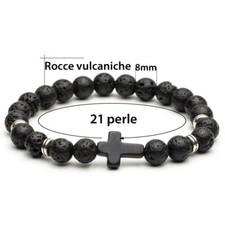 ROCK BRACCIALE PIETRA LAVICA