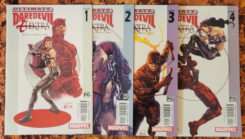 Ultimate daredevil elektra - elektra, 1-4