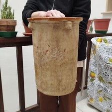 ANTICA FORMAGGIERA DELL ‘800 CONTENITORE FORMAGGIO SOTT’OLIO VASO SALATOIO ORCIO