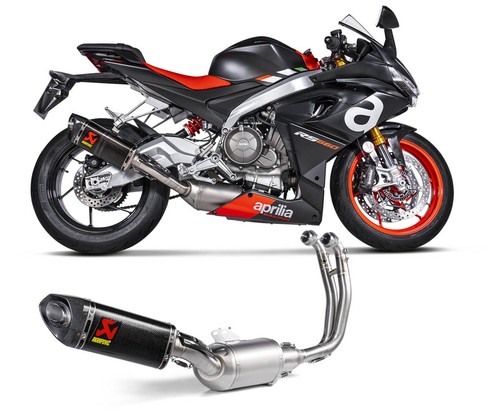 Scarico completo kat akrapovic - scarico,