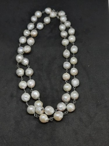 Collana lunga argento - collana,